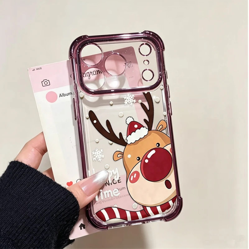 Vivo V40 - Christmas Elk Deer Bow Tree Case