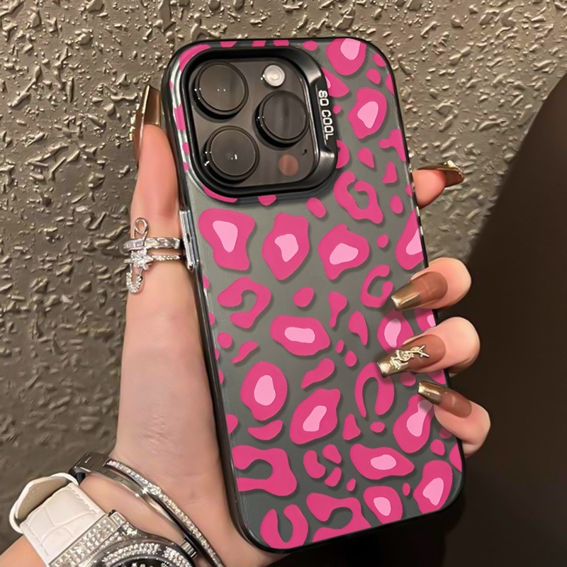 Pink Leopard Print Phone Case  - Samsung Galaxy S25 recension och pris