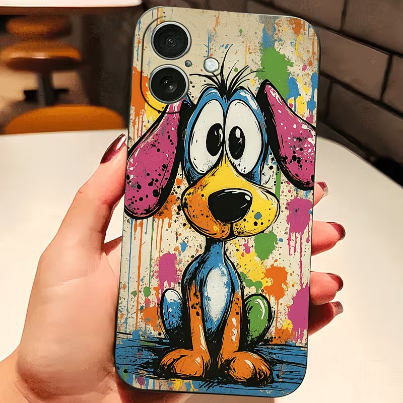 Graffiti Colored Puppy TPU Pho - Apple Iphone 15 recension och pris