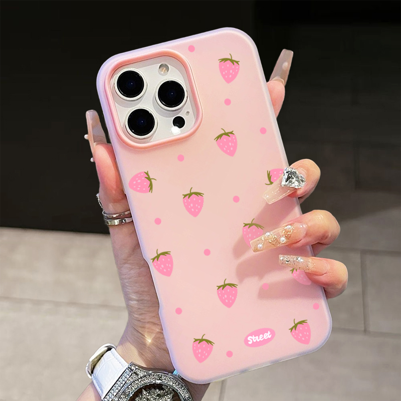 Sweet Pink Strawberry Pattern  - Xiaomi Redmi Note 13 recension och pris