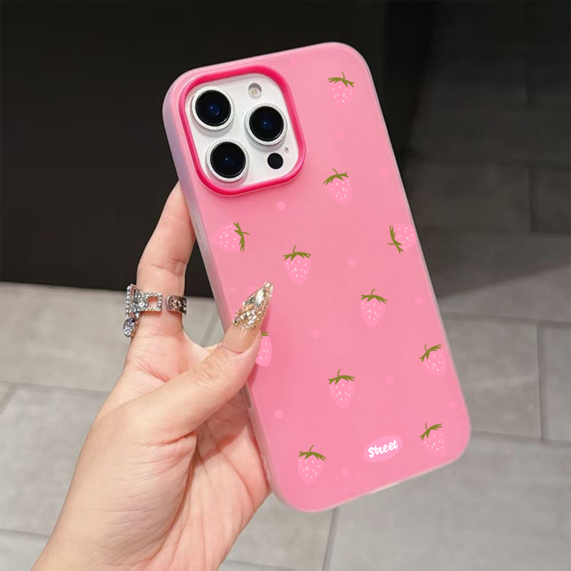 Sweet Pink Strawberry Pattern  - Xiaomi Redmi Note 13 recension och pris