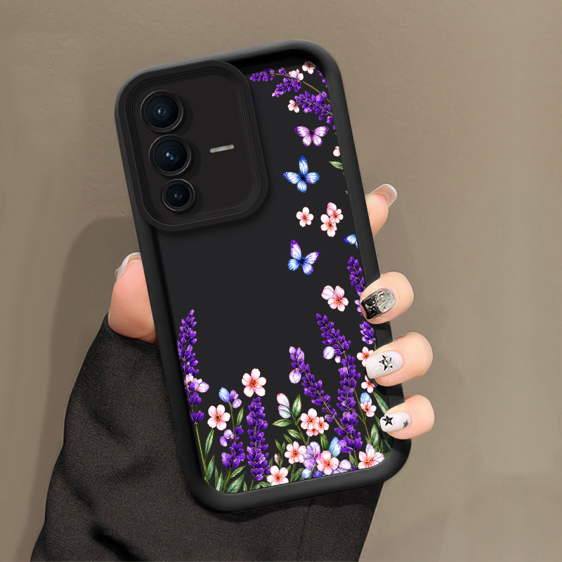 Lavender Butterfly Pattern Pho - Vivo V40 recension och pris