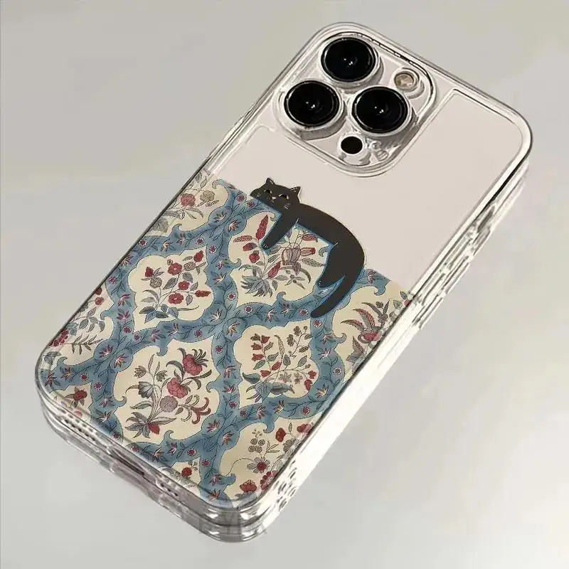 Retro Pattern Resting Cat Phon - Vivo Y28 recension och pris